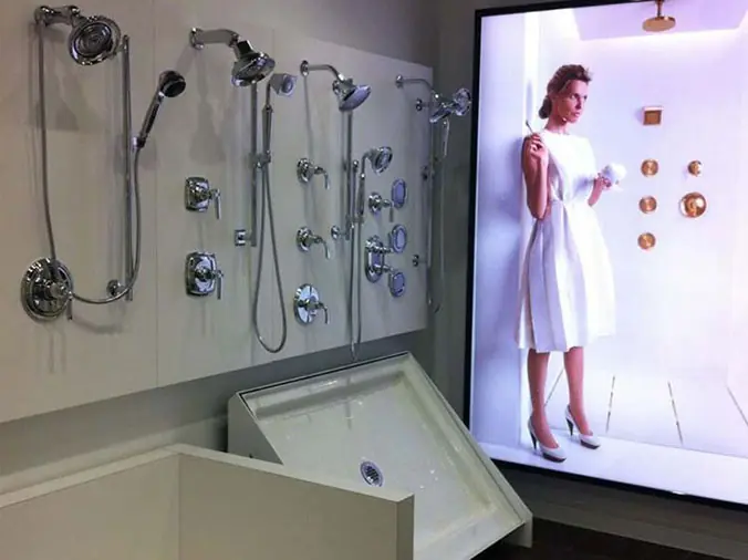 Weinstein Plumbing Supply Allentown PA - showroom shower heads