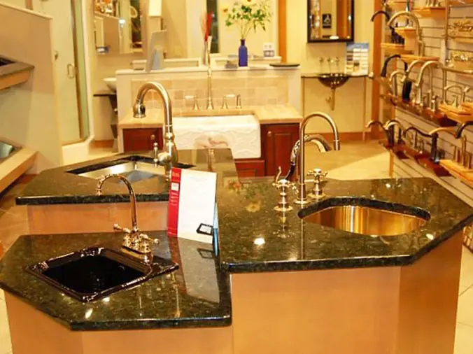 Weinstein Plumbing Supply Allentown PA - showroom copper sinks
