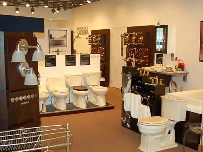 Weinstein Plumbing Supply Allentown PA - showroom toilets