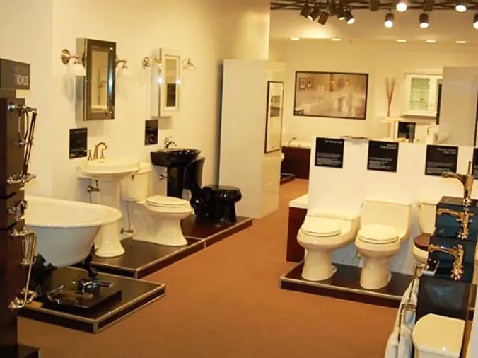 Weinstein Plumbing Supply Allentown PA - showroom toilets