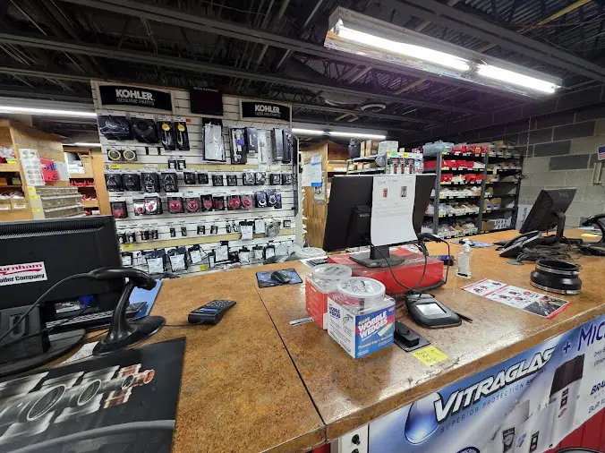 Weinstein PLumbing Supply Allentown and parts wall behind it filled with plumbing supplies